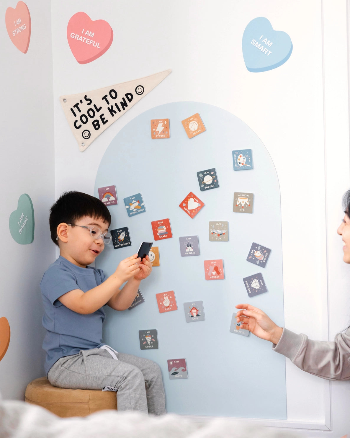 Cherrypick - Affirmations Magnets - Soft Foam Magnetic Set