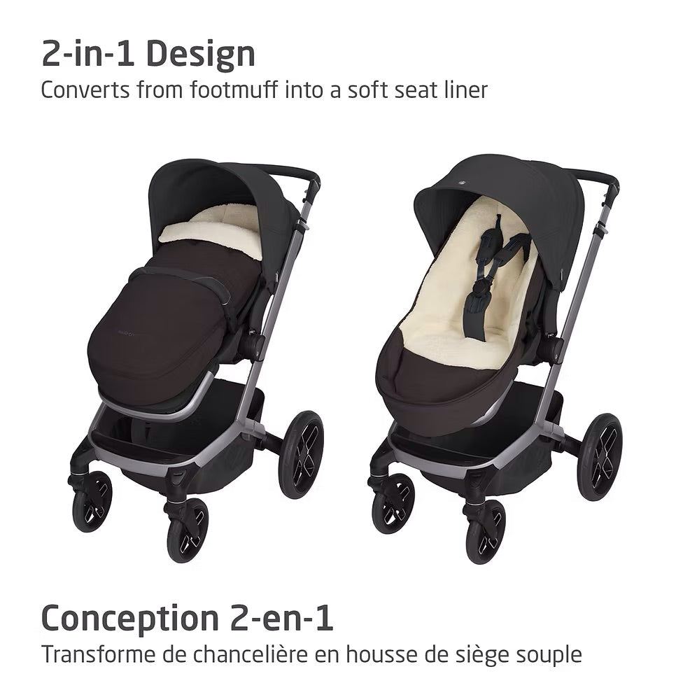Maxi Cosi 2-In-1 Footmuff- Saphire Sand - Online Exclusive