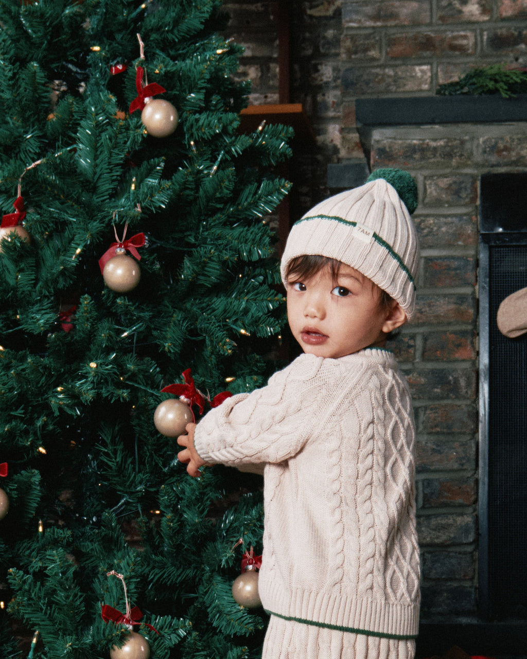 7Am Wheat Ivy RIBBED COTTON BEANIE • HOLIDAY - Online Exclusive