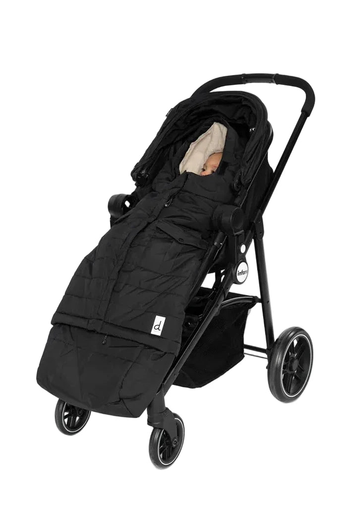 Deux Par Deux Evolutive Footmuff For Car Seats And Strollers Black - Online Exclusive