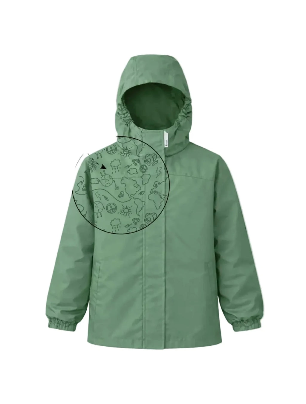 Therm Forest Moss/ Happy Earth Splash Magic Storm Jacket