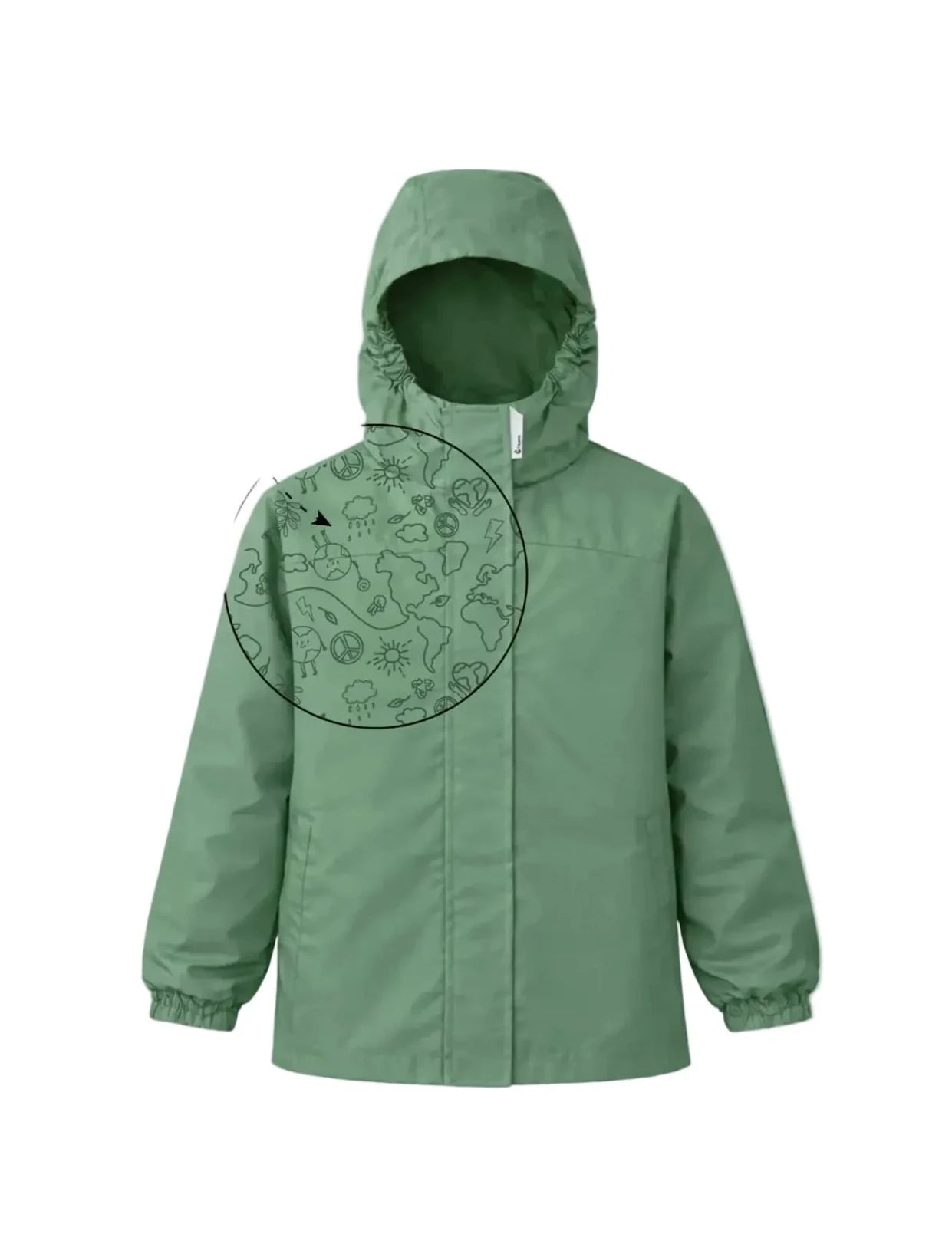 Therm Forest Moss/ Happy Earth Splash Magic Storm Jacket