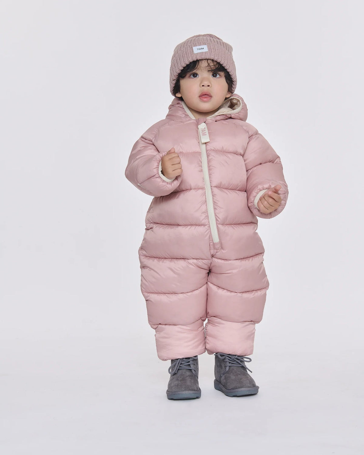 7AM Ash Rose COMPACT ROLL ME JUMPSUIT • ULTRA WARM - Online Exclusive