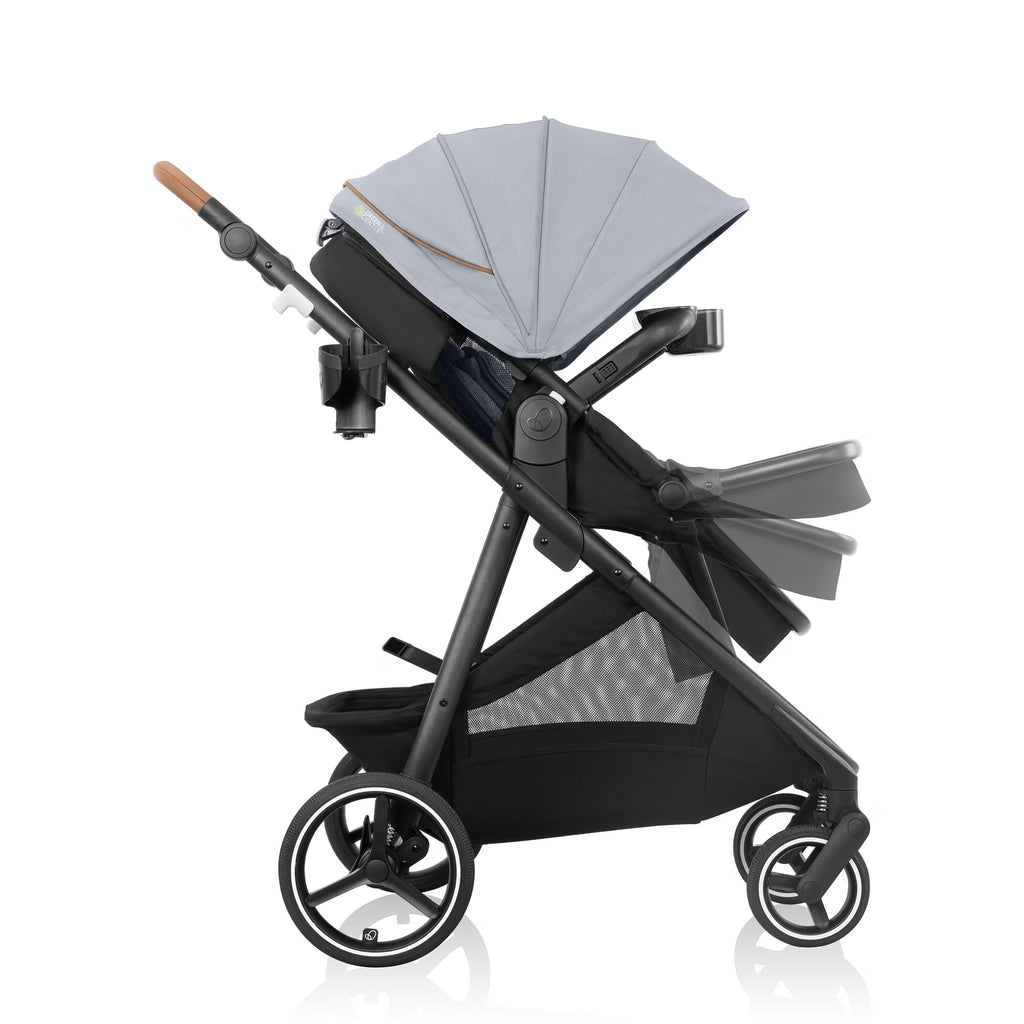Evenflo Intuiti+ Stroller with Green & Gentle Fabric Quartz - Online Exclusive