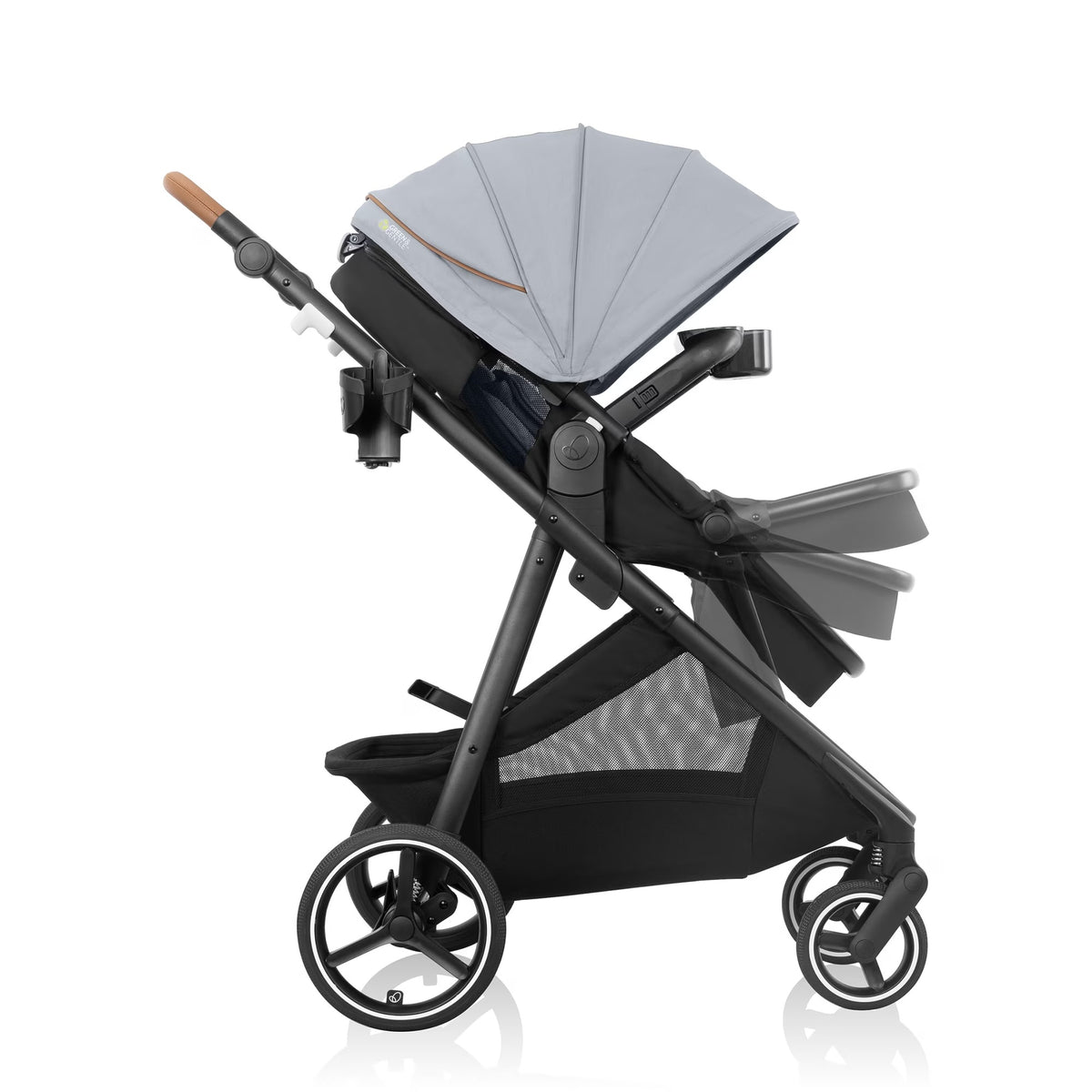Evenflo Intuiti+ Stroller with Green & Gentle Fabric Quartz - Online Exclusive