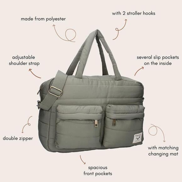 Kidzroom Diaper Bag Care Gracious Green