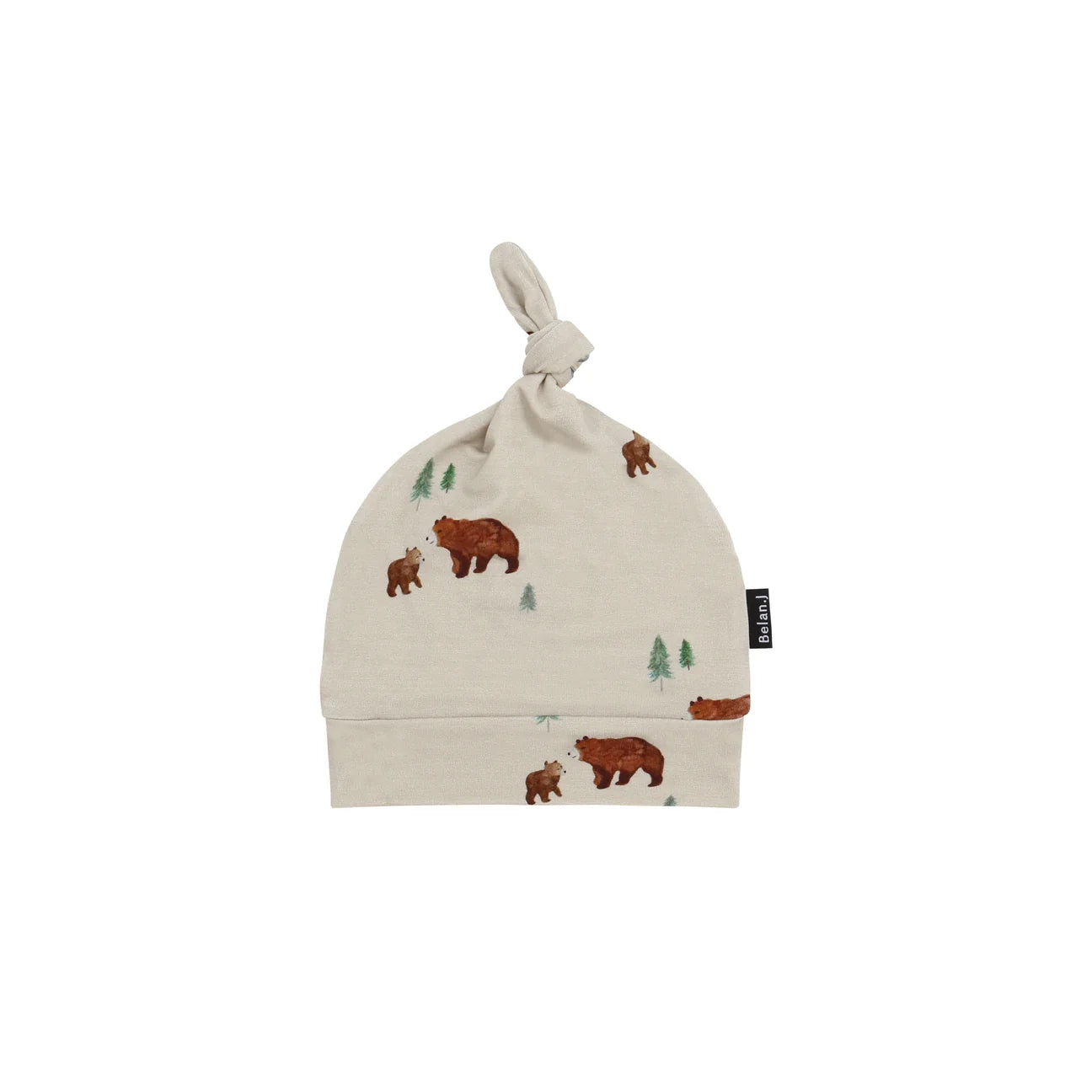Belan J Bears Knotted Hat