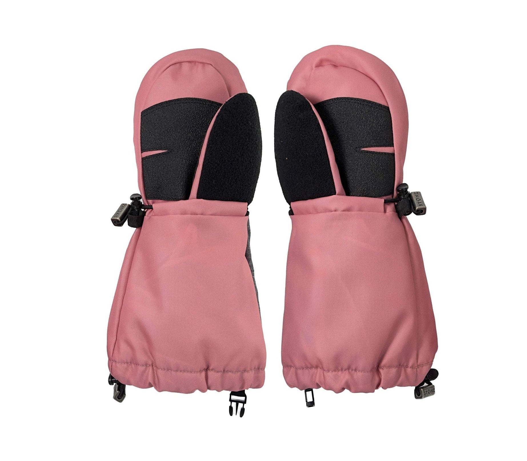 Stonz Dusty Rose/Heather Grey Snow Mitts