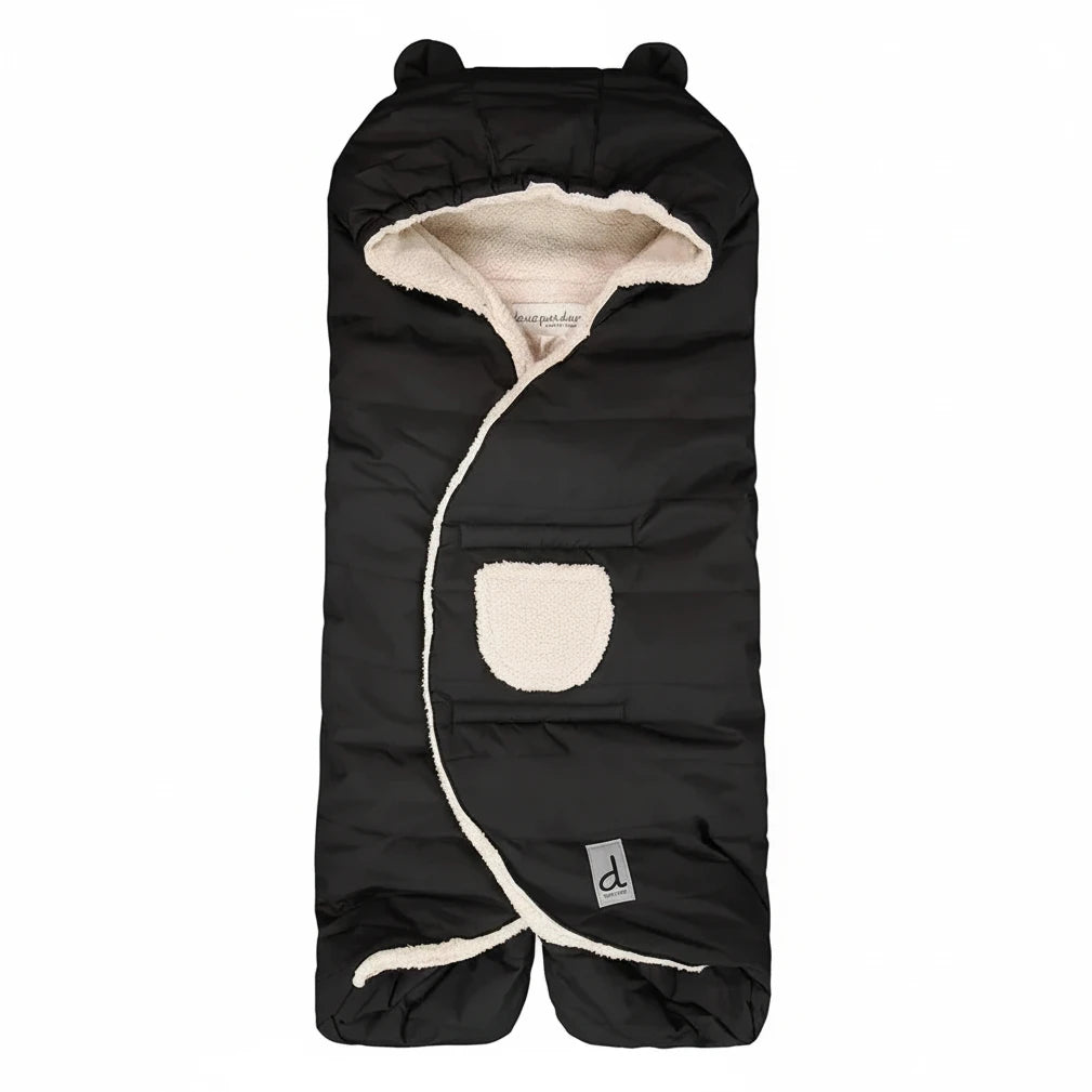 Deux Par Deux Nido Baby Wrap For Bassinet Car Seats And Strollers Black - Online Exclusive