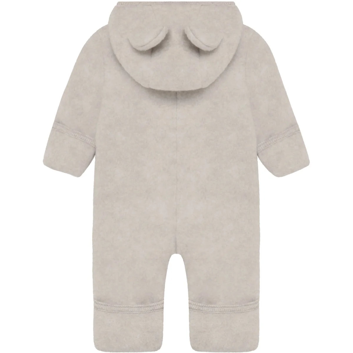 Huttelihut Camel Melange Pram Suit Ears Cotton Fleece