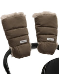 7AM Moss Brown Faux Fur WARMMUFFS • HELSINKI - Online Exclusive