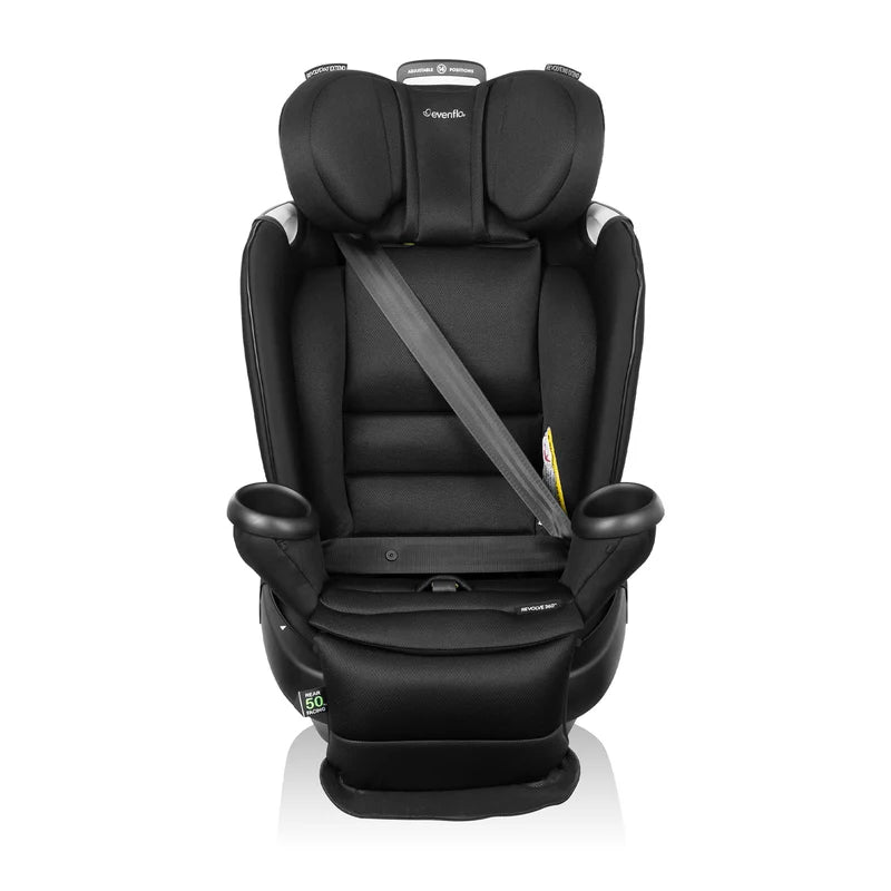 Evenflo GOLD Revolve360 Extend All-In-One  Rotational Car Seat w/Sensorsafe - Onyx - Online Exclusive