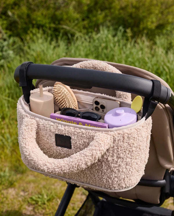 7AM Oatmeal ROMY STROLLER ORGANIZER • TEDDY - Online Exclusive