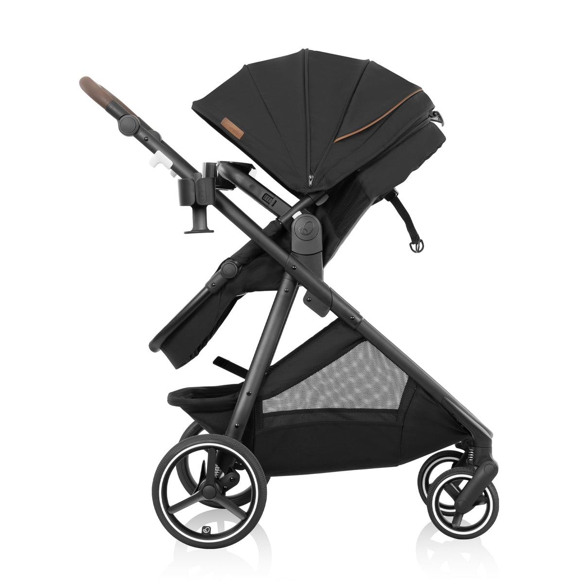 Evenflo Intuiti+ Stroller, Jasper Black (Green and Gentle) Online Exclusive