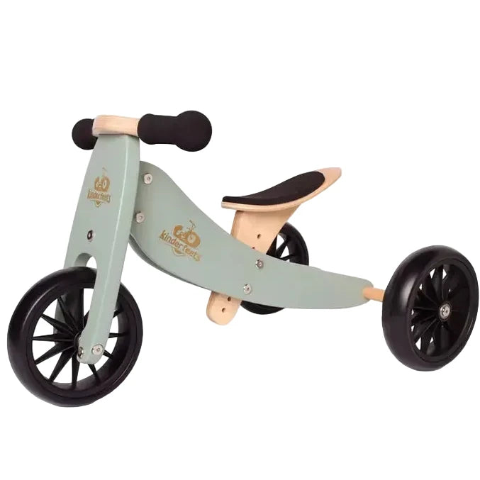 Kinderfeets Tiny Tot 2-in-1 Tricycle & Balance Bike Sage