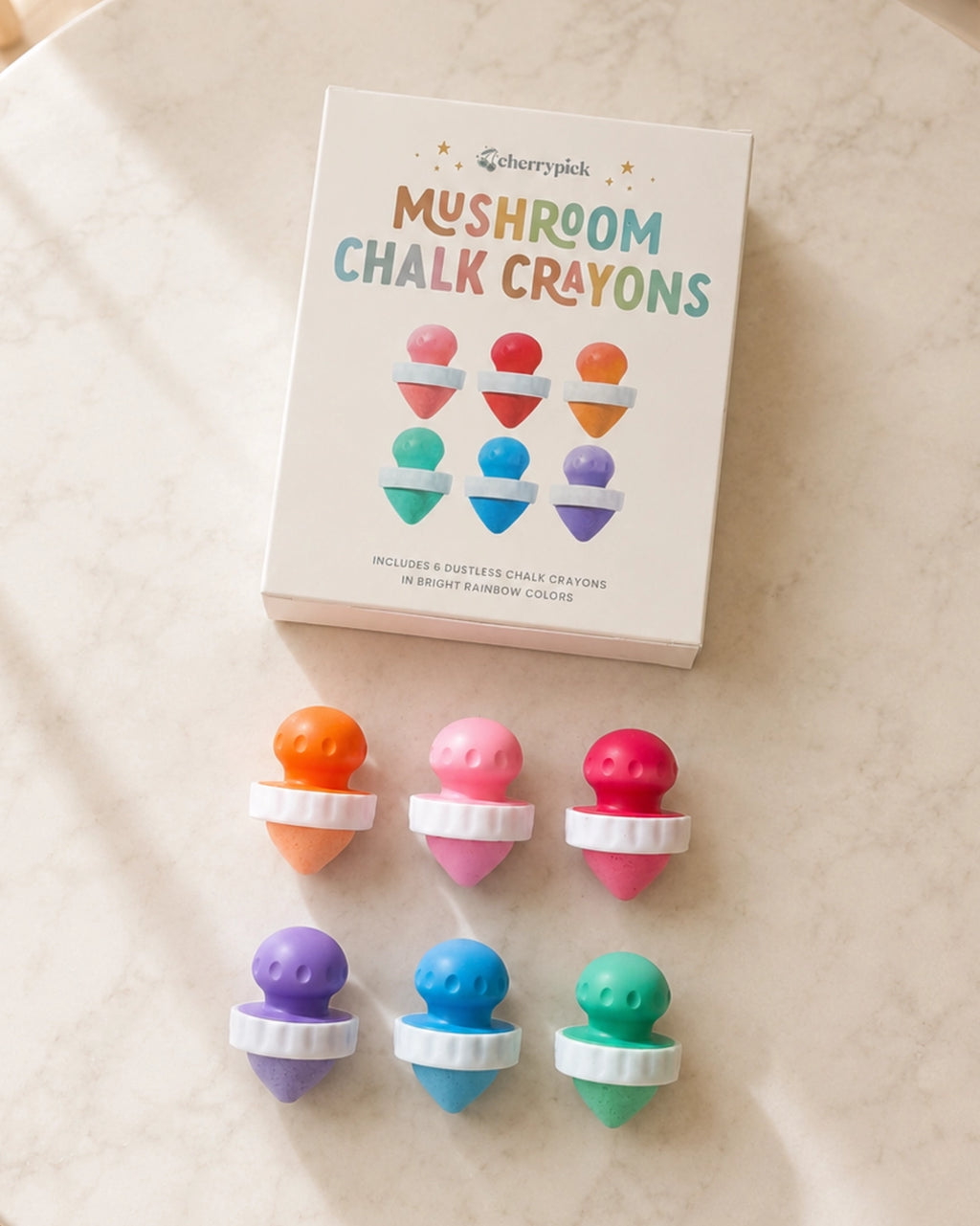 Cherrypick - Mushroom Chalk Crayons for Magic Playwall