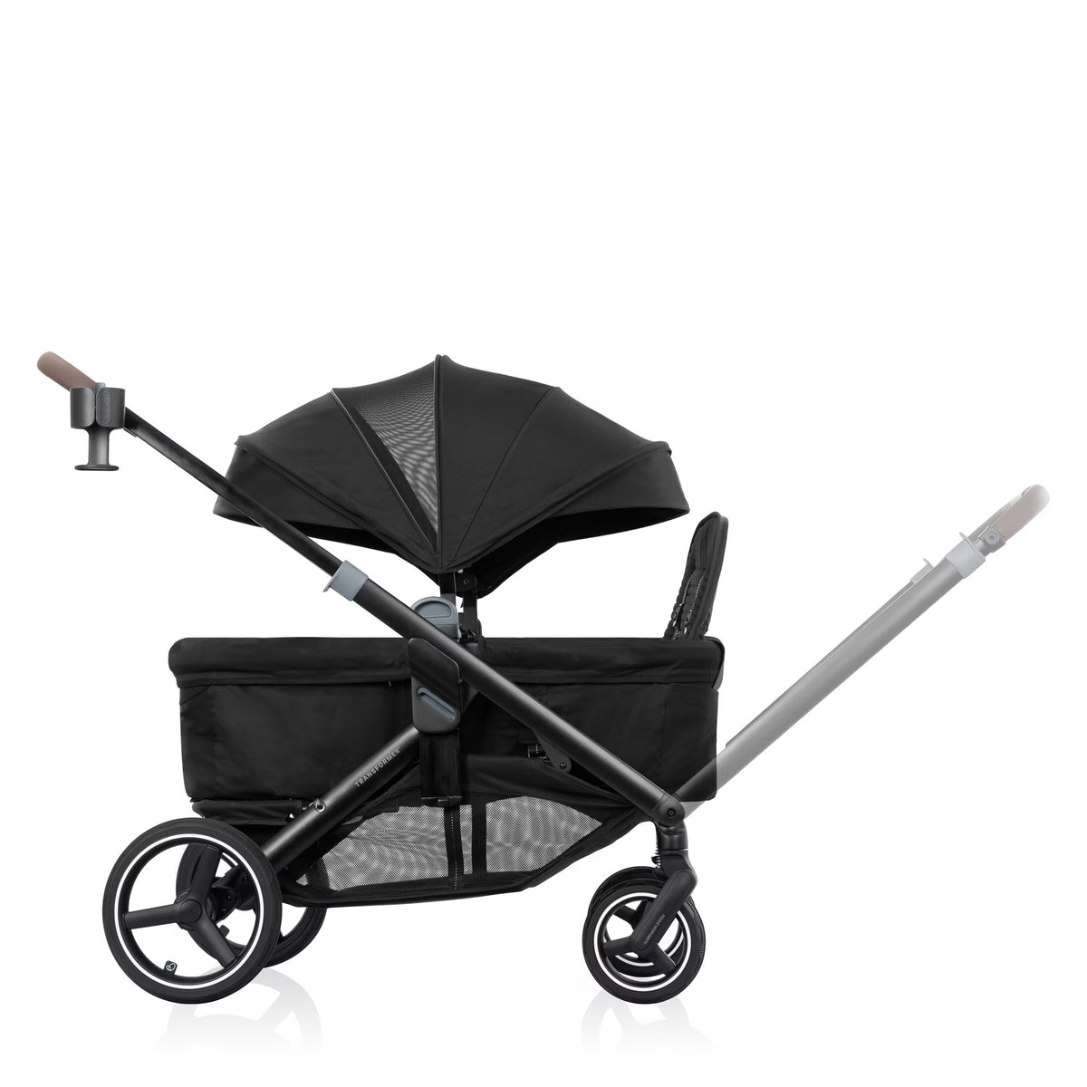 Evenflo Transformer Stroller-Wagon Travel System (core) - Pitch Black - Online Exclusive