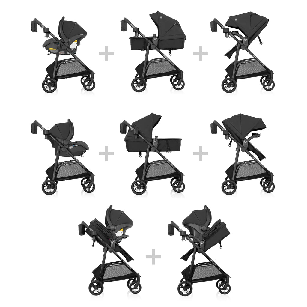 Evenflo Omni Signature Travel System - Porto Black