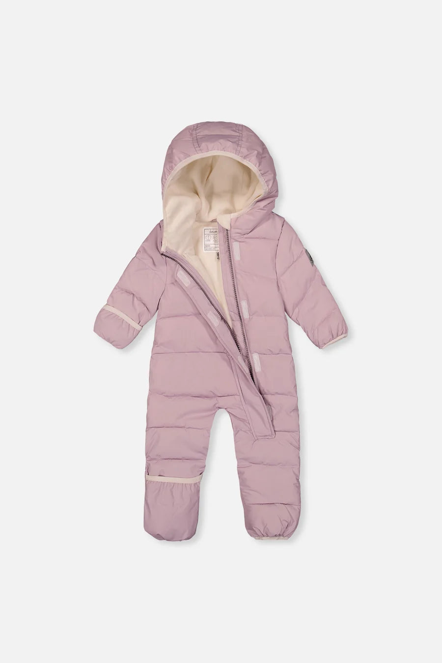 Deux Par Deux Lavender Baby Cloud One Piece Snowsuit Adapted For Car Seats - Online Exclusive