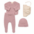 7AM Ash Rose Infant Set Fuzzy - Online Exclusive