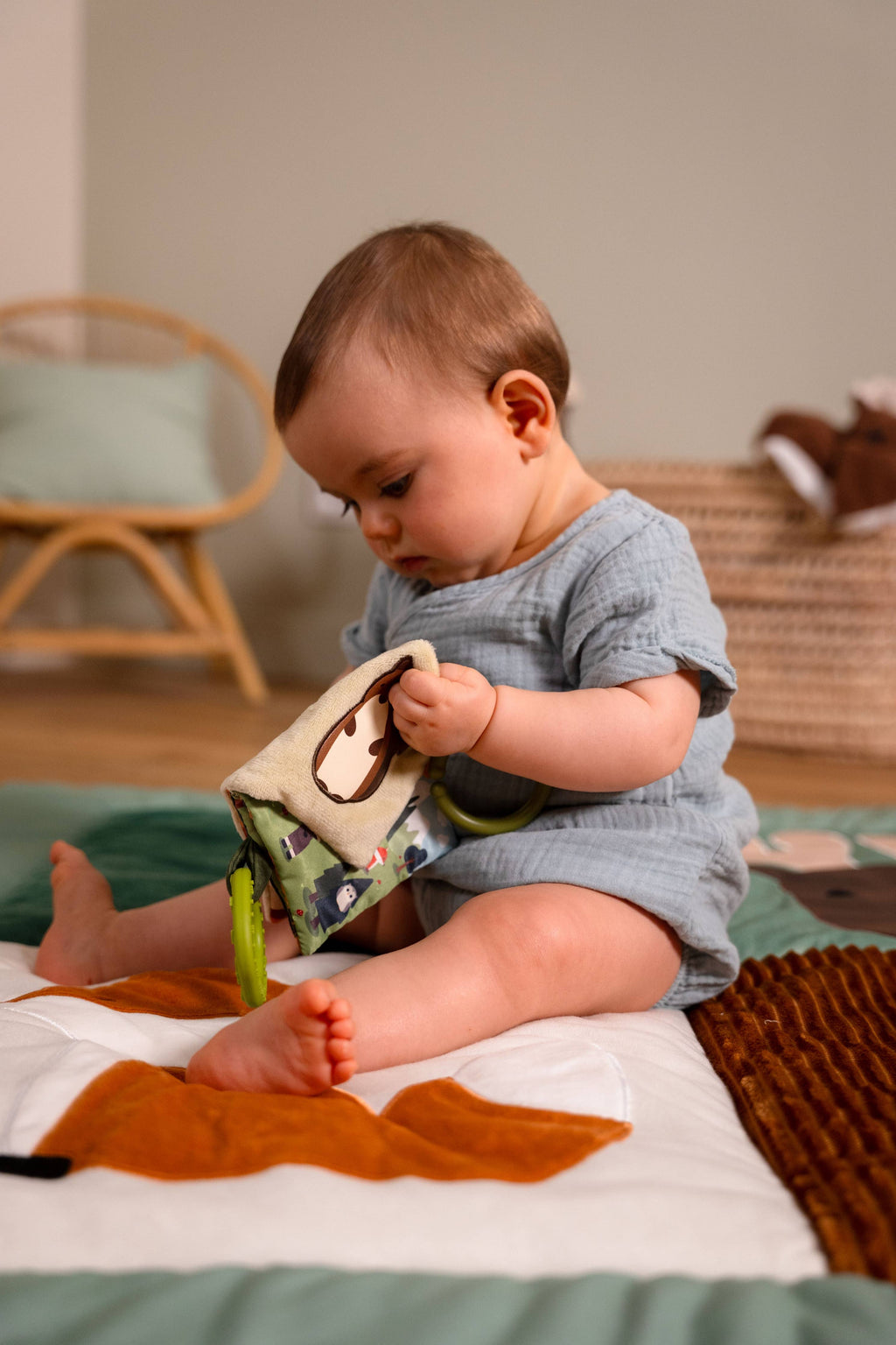 Little Big Friends Soft Baby Book - Forest