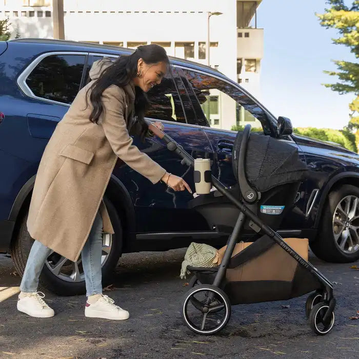 Evenflo Shyft Intuiti Travel System featuring Revolve180 LiteMax NXT with SensorySoothe - Black Shale - Online Exclusive