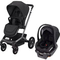 Fame Stroller & Mico Luxe+ Car Seat Travel System - Twillic Black - Online Exclusive