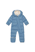 Deux Par Deux Blue Grey Baby Cloud One Piece Snowsuit Adapted For Car Seats - Online Exclusive