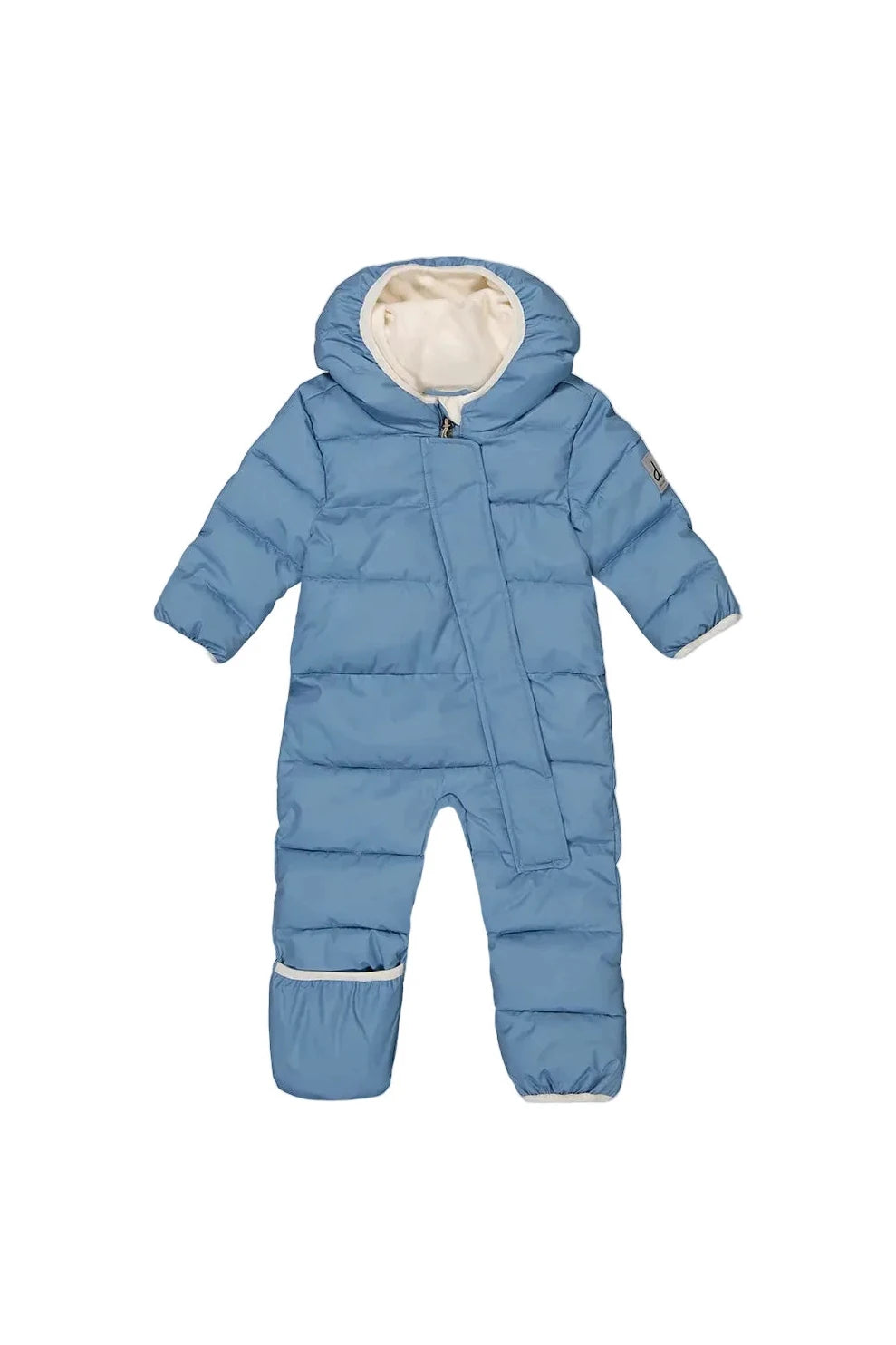 Deux Par Deux Blue Grey Baby Cloud One Piece Snowsuit Adapted For Car Seats - Online Exclusive