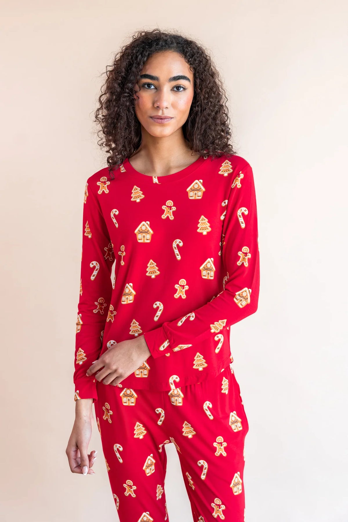 Kyte Women’s Jogger  Pajama Set in Gingerbread
