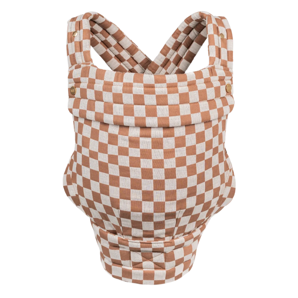 Preorder MABE Monarch Baby Carrier - Mocha Check