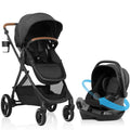 Evenflo Shyft Intuiti Travel System featuring Revolve180 LiteMax NXT with SensorySoothe - Black Shale - Online Exclusive