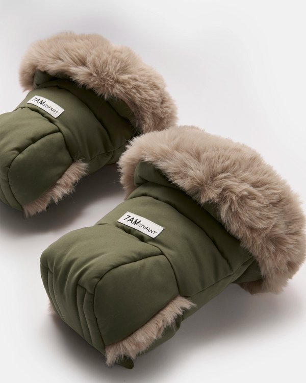 7AM Woodland Faux Fur WARMMUFFS • HELSINKI - Online Exclusive