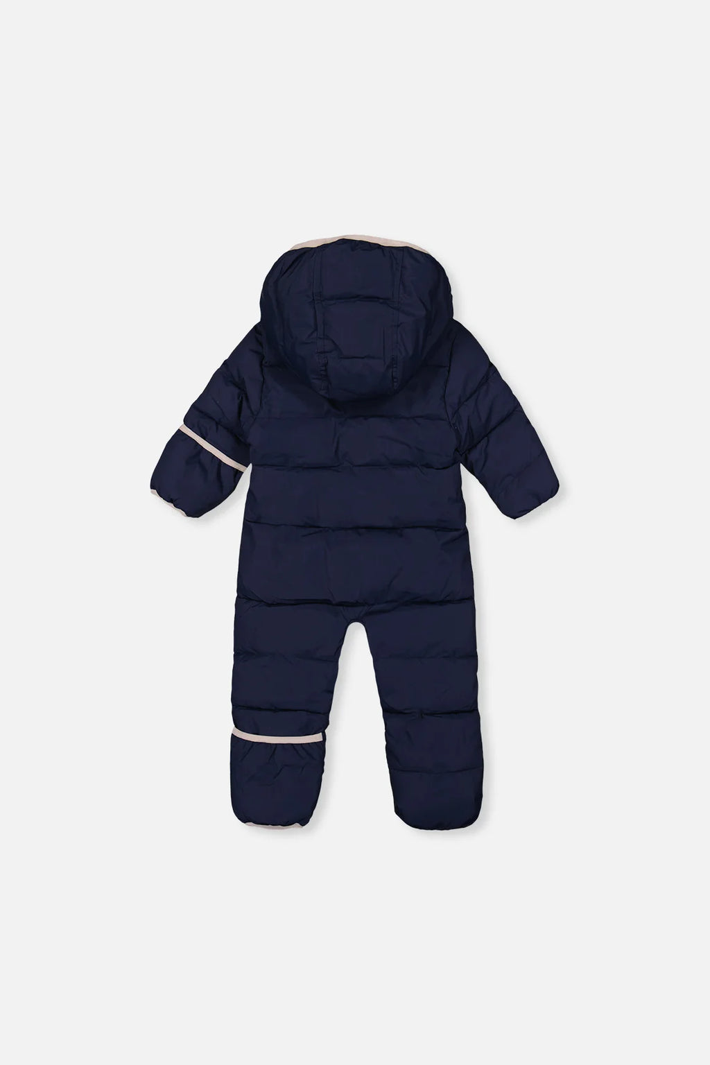 Deux Par Deux Dark Blue Baby Cloud One Piece Snowsuit Adapted For Car Seats - Online Exclusive