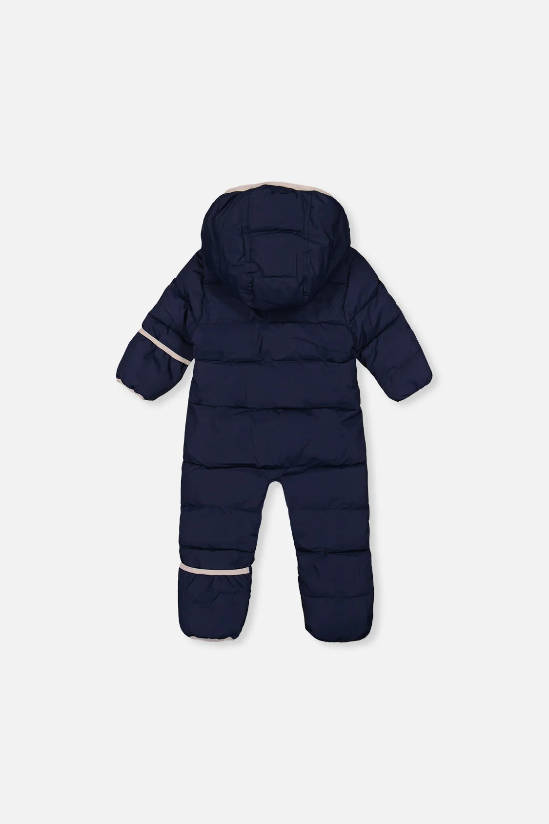 Deux Par Deux Dark Blue Baby Cloud One Piece Snowsuit Adapted For Car Seats - Online Exclusive