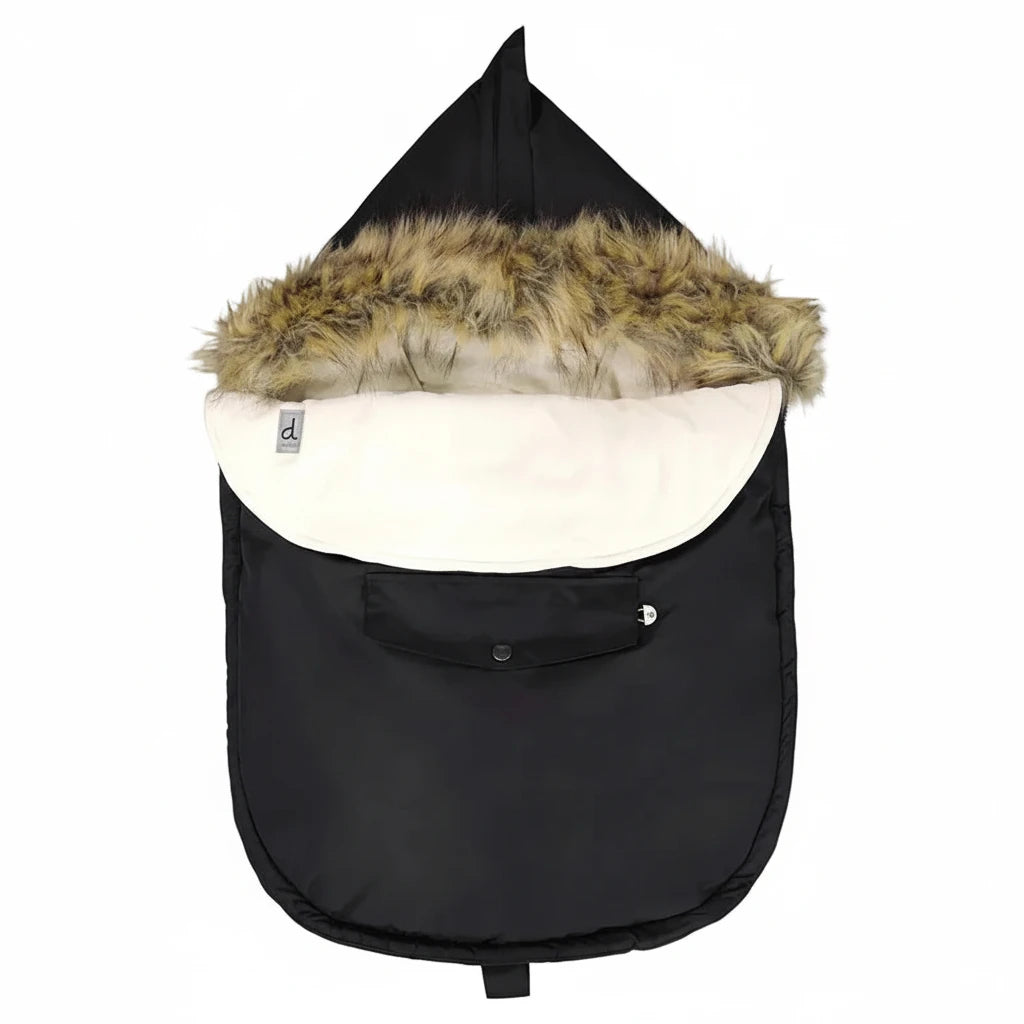 Deux Par Deux Bunting Bag For Car Seats & Strollers Black - Online Exclusive