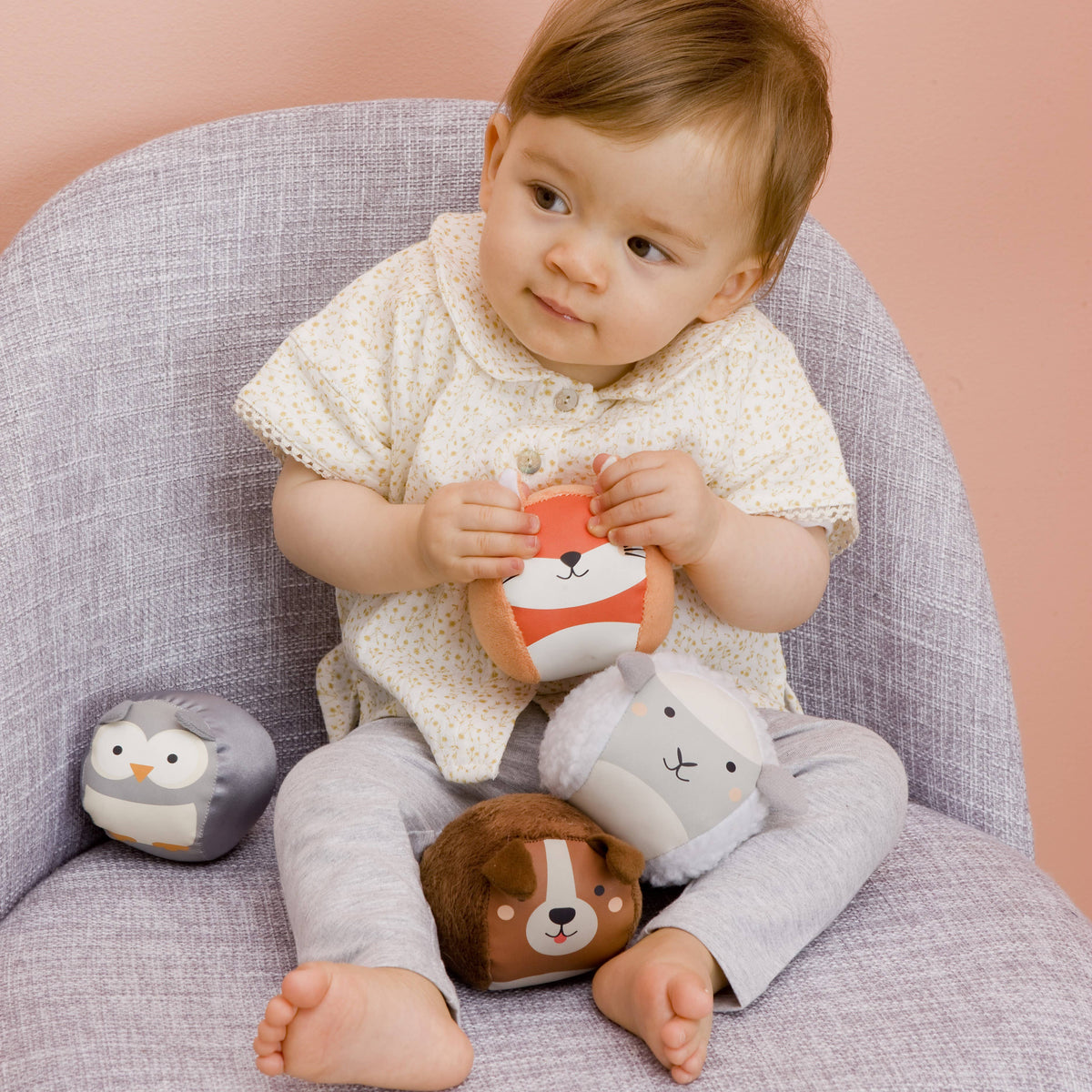 Little Big Friends Roly Poly Balls -Forest Set