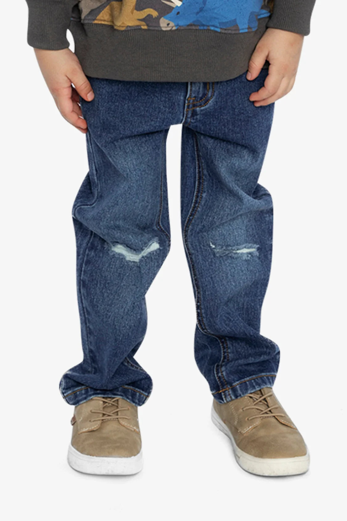 Deux Par Deux Navy Blue Denim Stretch Jeans