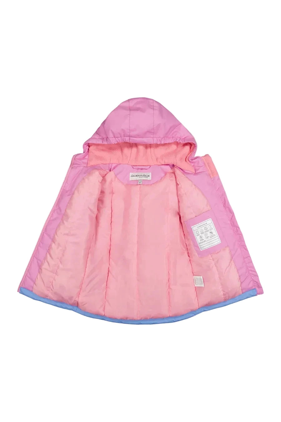 Deux Par Deux Light Weight Two Piece Chill Snowsuit Pink Blue And Mauve - Online Exclusive