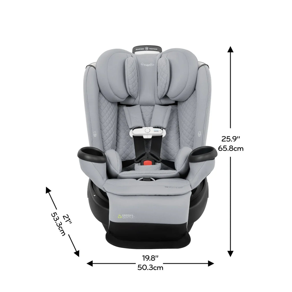 Evenflo GOLD Revolve360 Extend All-In-One  Rotational Car Seat w/Sensorsafe -  Quartz - Online Exclusive