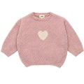 7AM Ash Rose Ecru BOXY SWEATER • FUZZY LOVE - Online Exclusive
