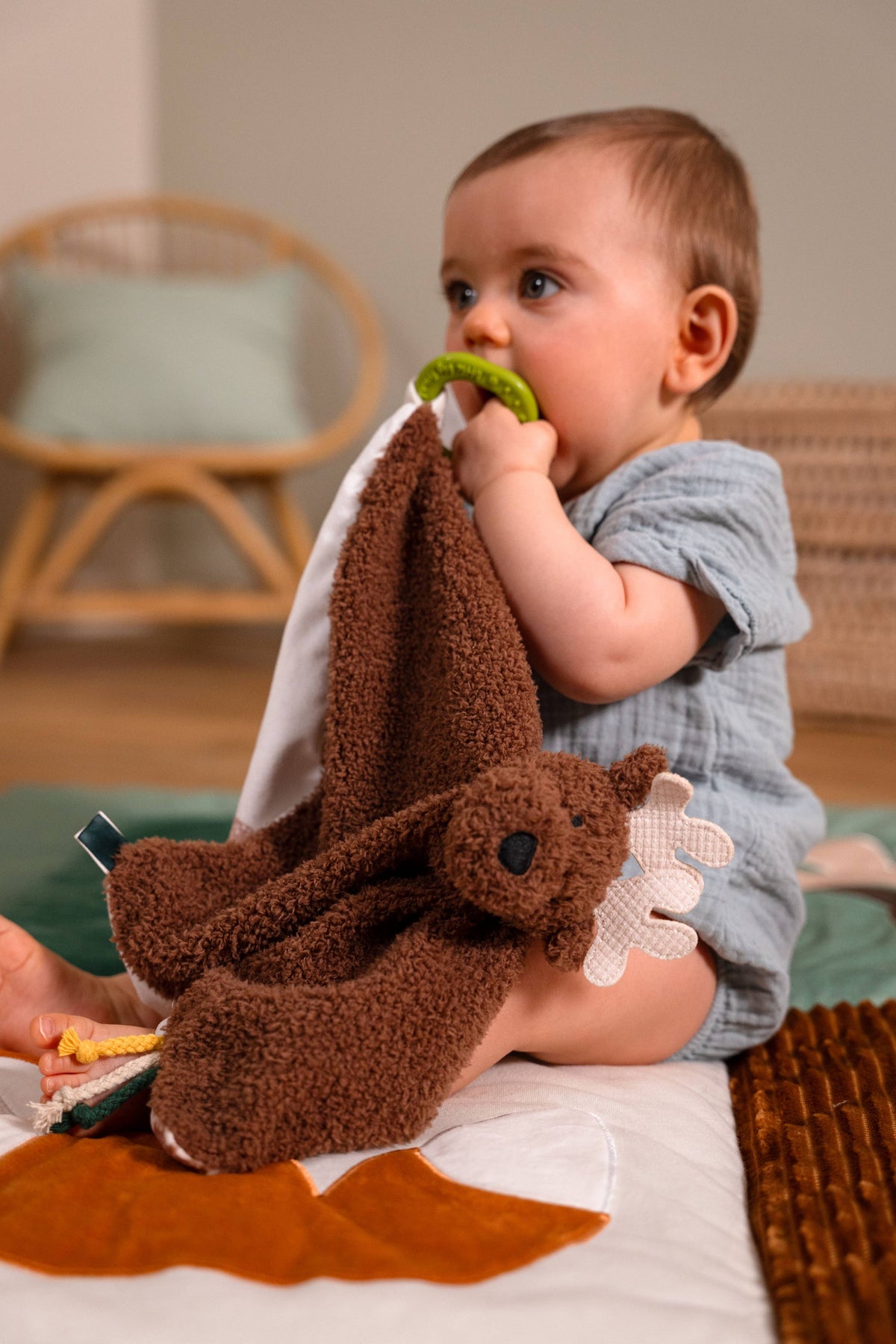 Little Big Friends Baby Comforter - Bruce the Moose