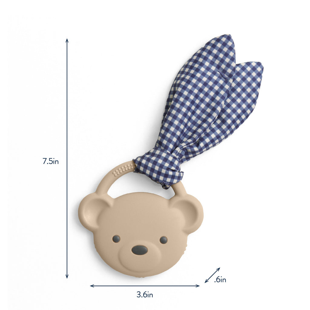 Itzy Ritzy Crinkle Crew™ Taupe Bear