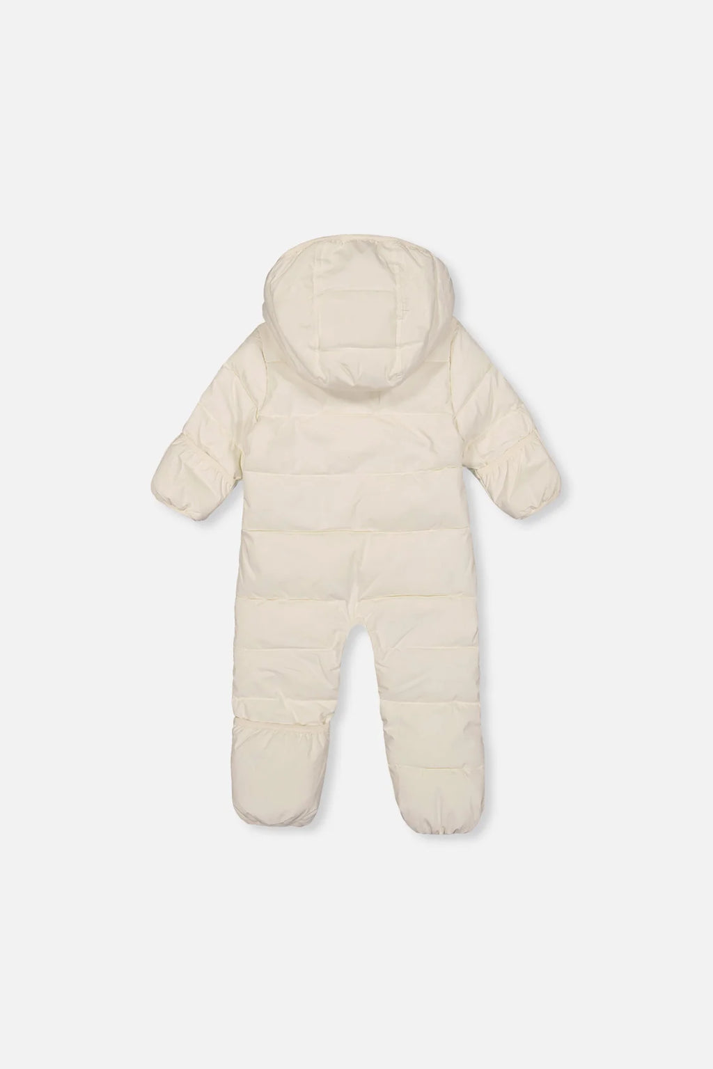 Deux Par Deux Off-White Baby Cloud One Piece Snowsuit Adapted For Car Seats - Online Exclusive
