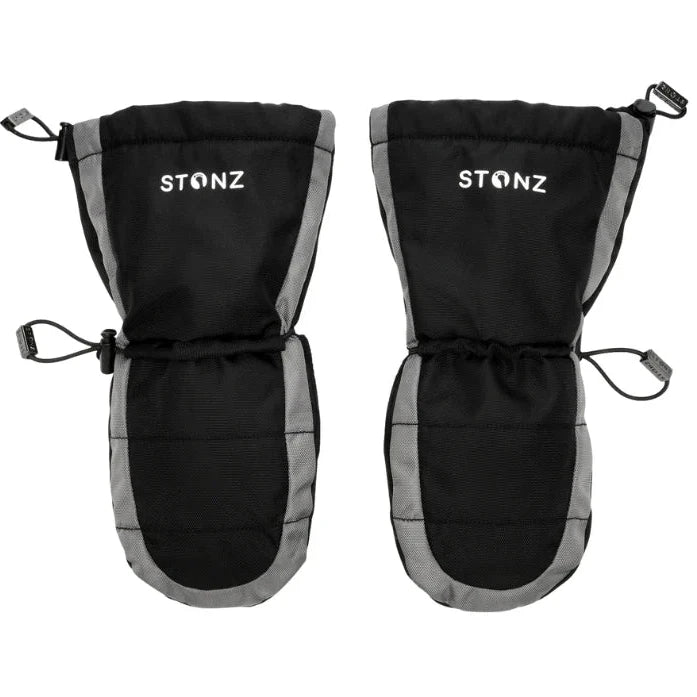 Stonz Black/Grey Snow Mitts