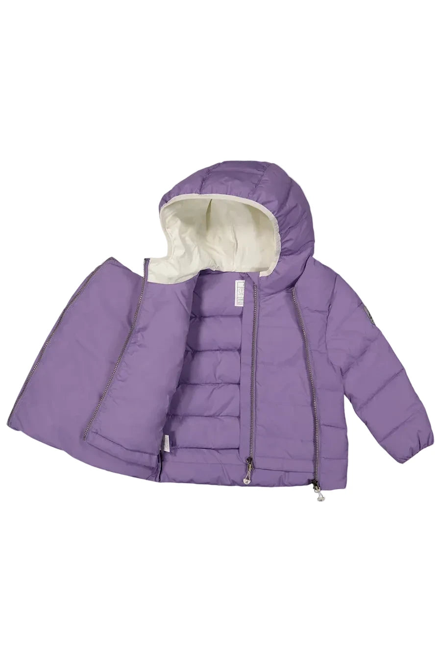 Deux Par Deux Winter Jacket Adapted For Car Seats Violet - Online Exclusive