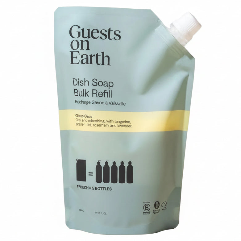 GUESTS ON EARTH DISH SOAP BULK REFILL CITRUS OASIS