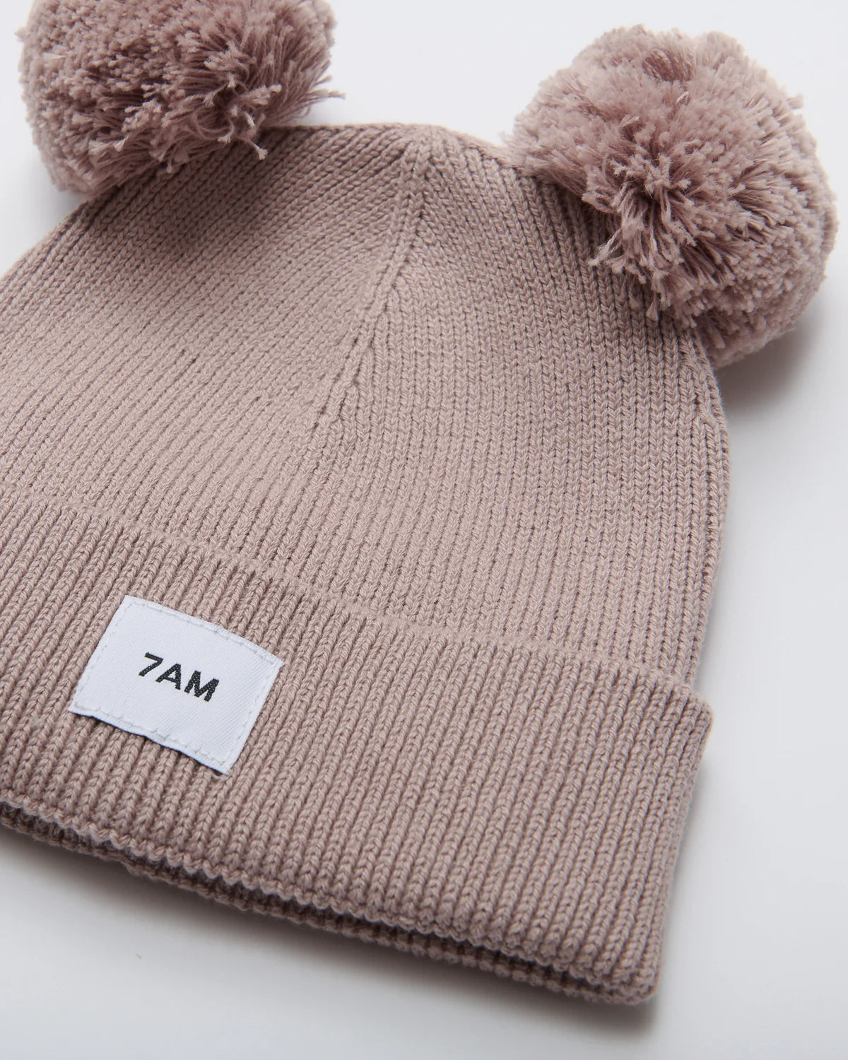 7AM Ash Rose Pom Pom Beanie - Online Exclusive