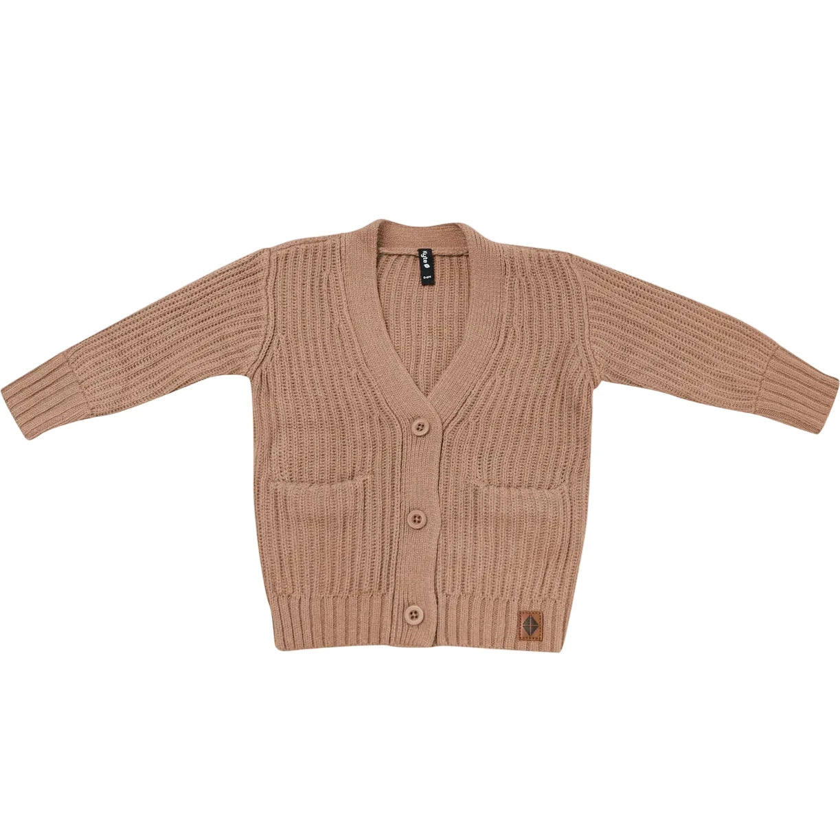 Kyte Baby Latte Chunky Knit Oversized Cardigan
