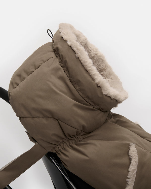 7AM Moss Brown Faux Fur BLANKET 212 EVOLUTION • HELSINKI - Online Exclusive
